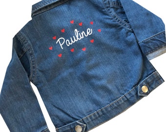 Veste en jean à personnaliser, pour enfant