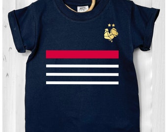 Copa del Mundo 2018, camiseta de Francia, camiseta infantil