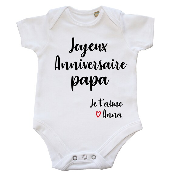 Joyeux Anniversaire Papa Je T Aime Prenom A Etsy