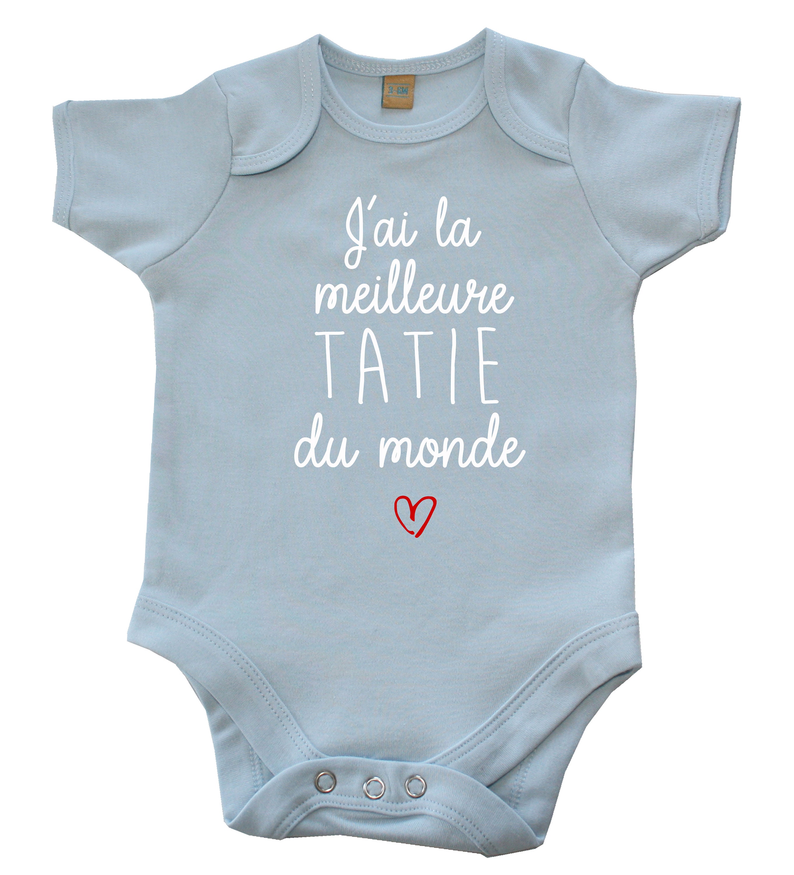 J ai la meilleure tatie du monde Body bebe Etsy Canada