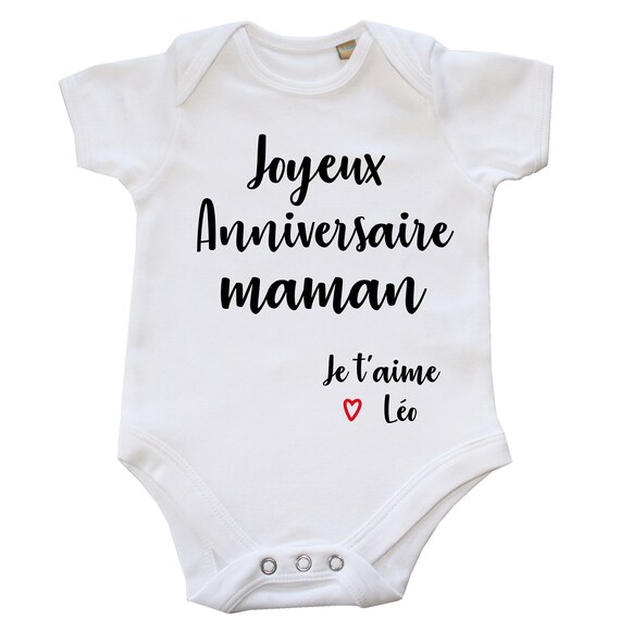 Joyeux Anniversaire Maman Je T Aime Prenom A Etsy France
