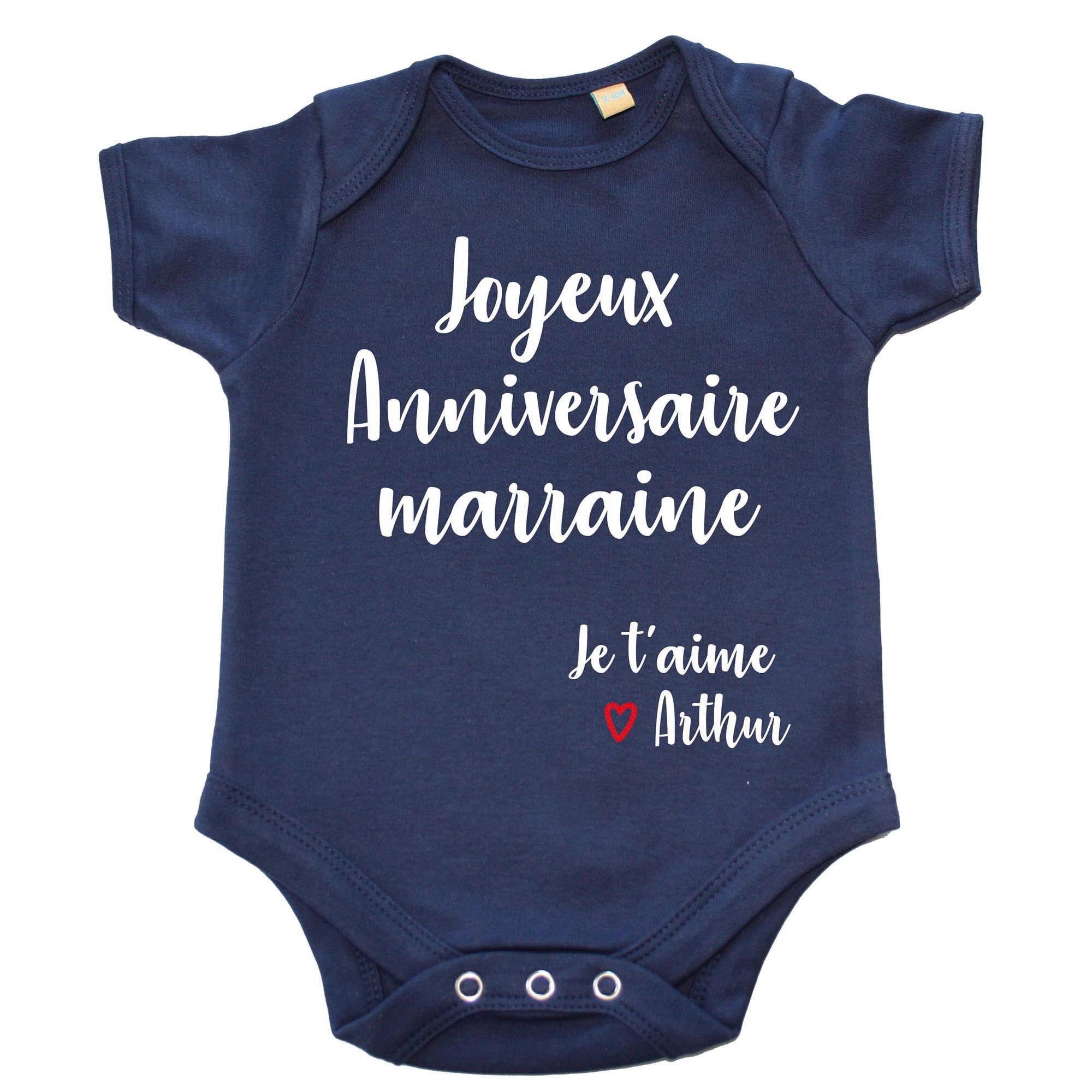 Joyeux Anniversaire Marraine Je T Aime Prenom A Etsy France