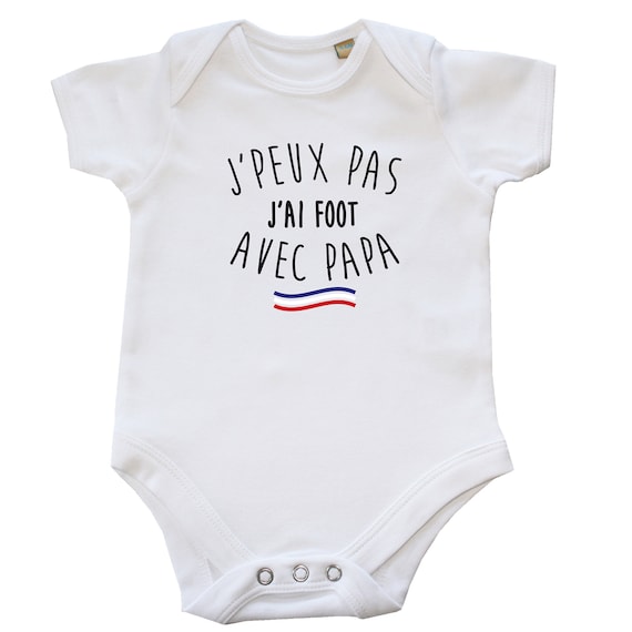 Body Bebe J Peux Pas J Ai Foot Avec Papa Vetement Etsy Body Bebe J Peux Pas J Ai Foot Avec Papa Vetement Etsy