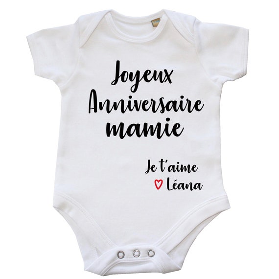 Joyeux Anniversaire Mamie Je T Aime Prenom A Etsy