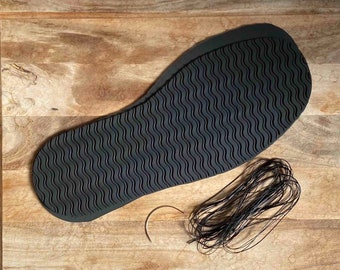 RUBBER SOLE for felted wool slippers or other shoes AND thread needle bundle white beige Black orange