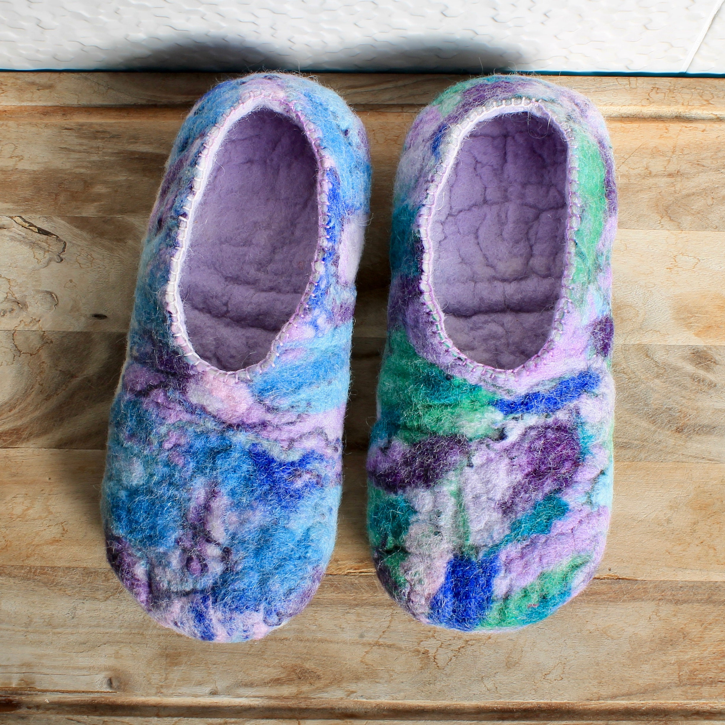 Felted Wool Slipper Tutorial How to Make a Pair of Wool | Etsy