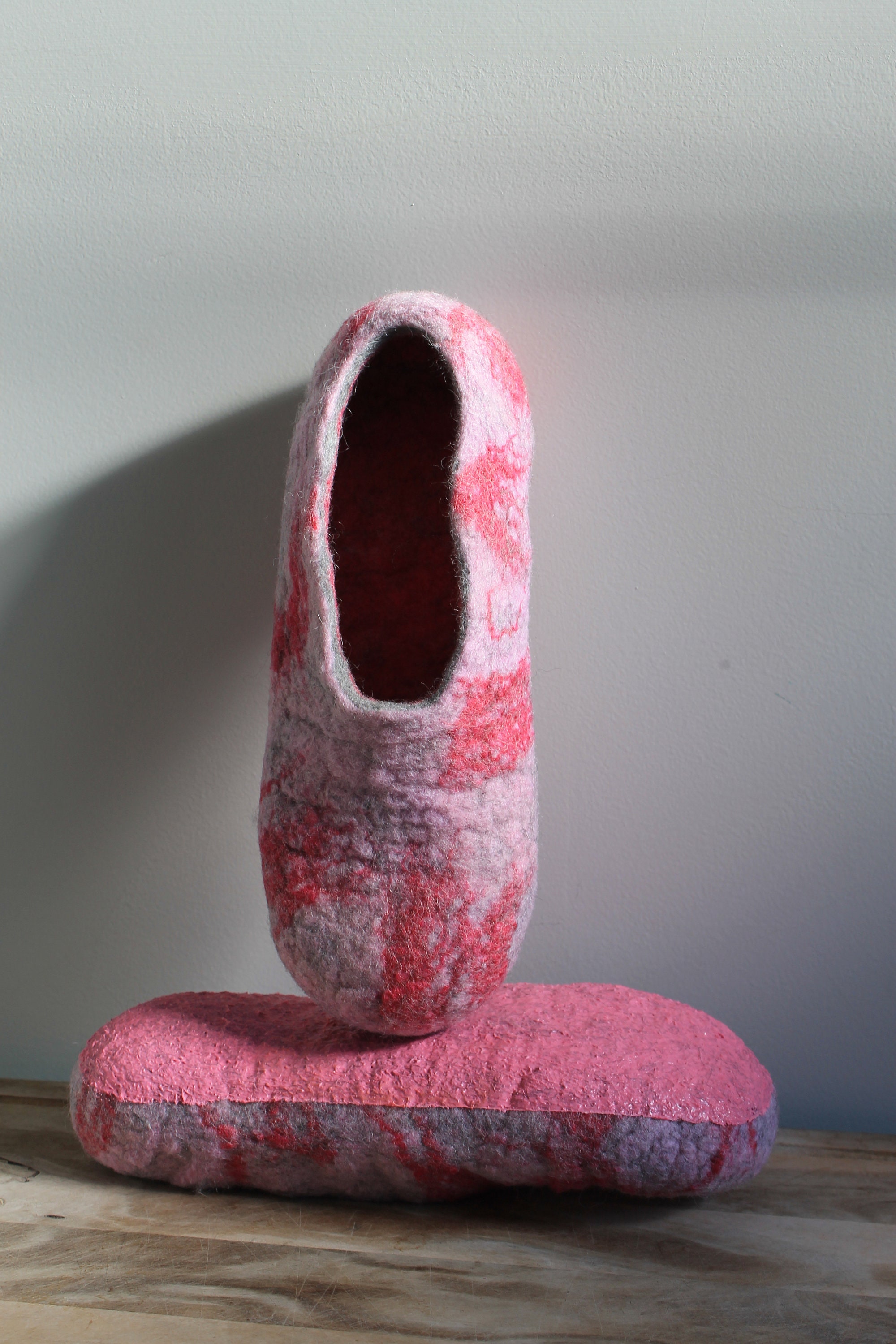 Felted Wool Slipper Tutorial How to Make a Pair of Wool Etsy