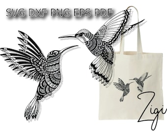 Download Hummingbird Mandala Etsy
