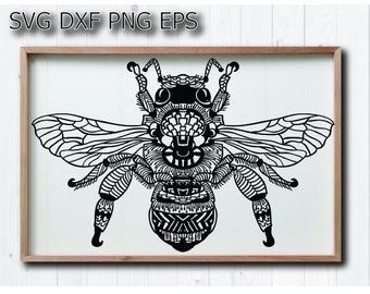 Download Mandala Bee Svg Ideas - Layered SVG Cut File - Best Free ...