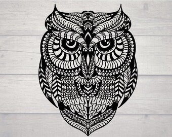 Download Owl mandala svg | Etsy