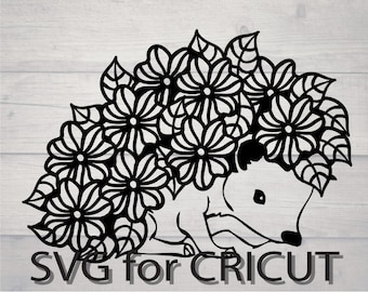Download Free Svg Cute Hedgehog Out Of Mandala With Heart File For ...