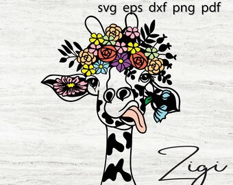 Download Giraffe Mandala Svg Etsy
