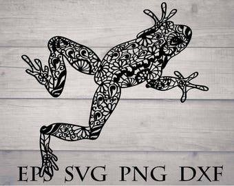 Download Mandala frog svg | Etsy