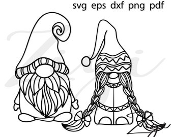 Download Gnome Family Svg Etsy