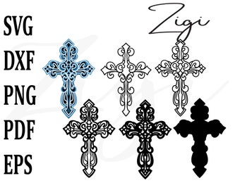 Download Mandala Cross Svg Etsy