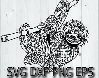 Download Sloth bundle SVG files for cricut / vector sloth clipart ...