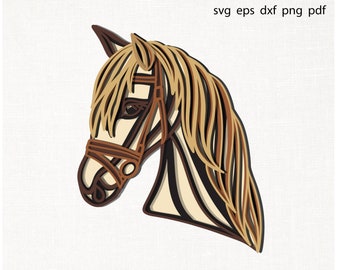 Download Horse Mandala Svg Etsy