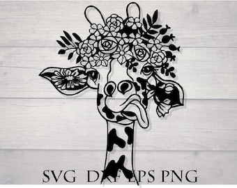 Download Giraffe Mandala Svg Etsy