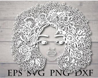 Download Woman Mandala Svg Etsy