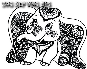 Download Elephant svg / mandala svg files for cricut / free ...