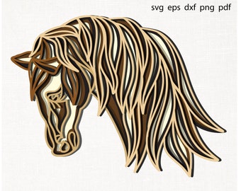 Download Mandala Horse Svg Etsy