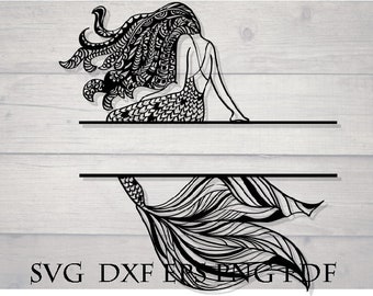 Download Mermaid Mandala Svg Etsy