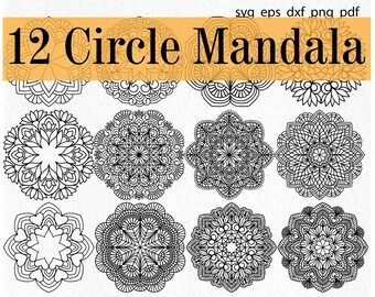 Download Simple Mandala Svg Etsy