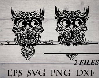 Download Owl mandala svg | Etsy