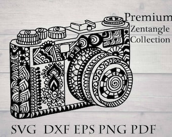 Free Free Layered Mandala Camera 315 SVG PNG EPS DXF File