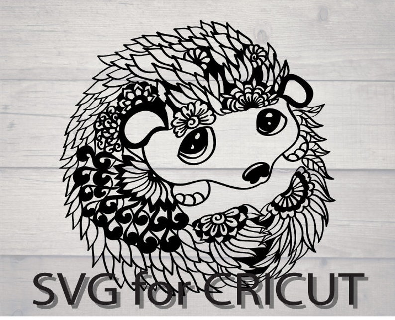 Download Hedgehog svg file animal mandala svg | Etsy