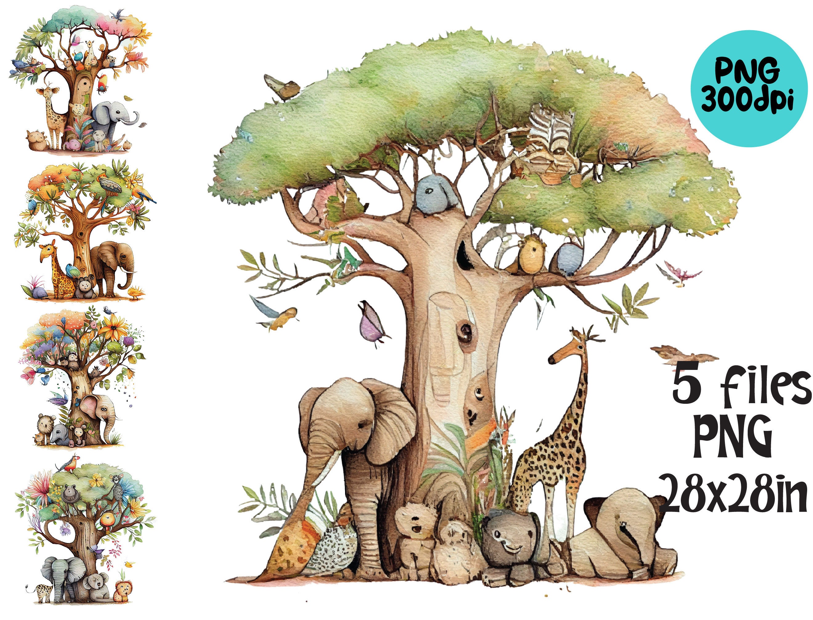 Safari Nursery Clipart Watercolor Baby Animals PNG - Etsy Australia Safari Nursery Clipart Watercolor Baby Animals PNG - Etsy Australia
