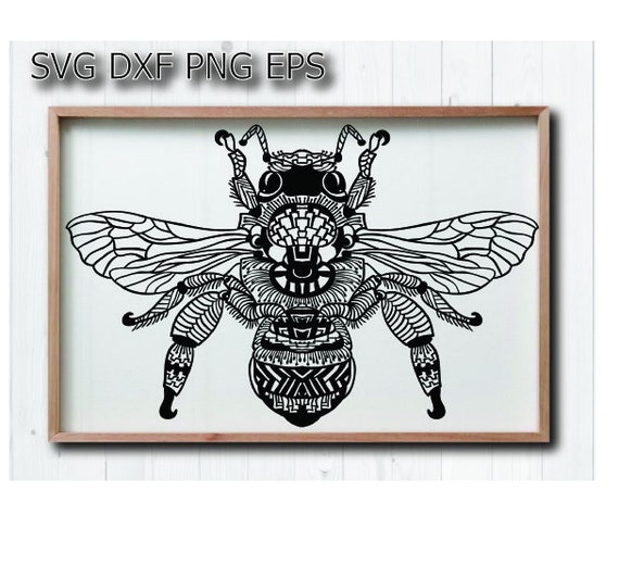 Download Queen Bumble Bee Svg Mandala Cut Files Etsy PSD Mockup Templates