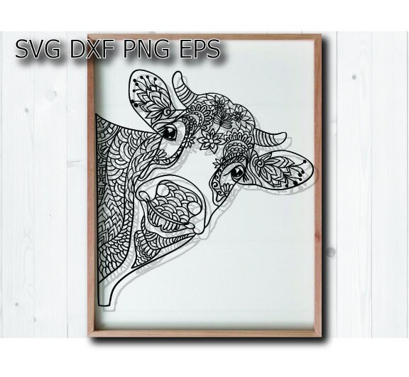 Free Free Mandala Cow Svg 285 SVG PNG EPS DXF File