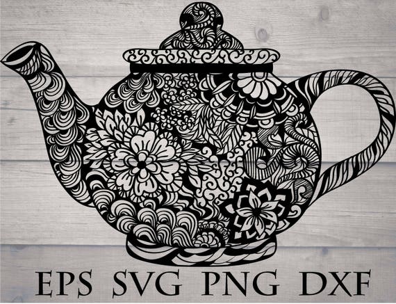 Download Teapot Mandala Svg Etsy