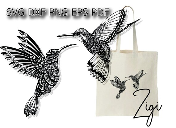 Download Hummingbird Svg Humming Bird Svg Zentangle Svg Mandala Svg Etsy