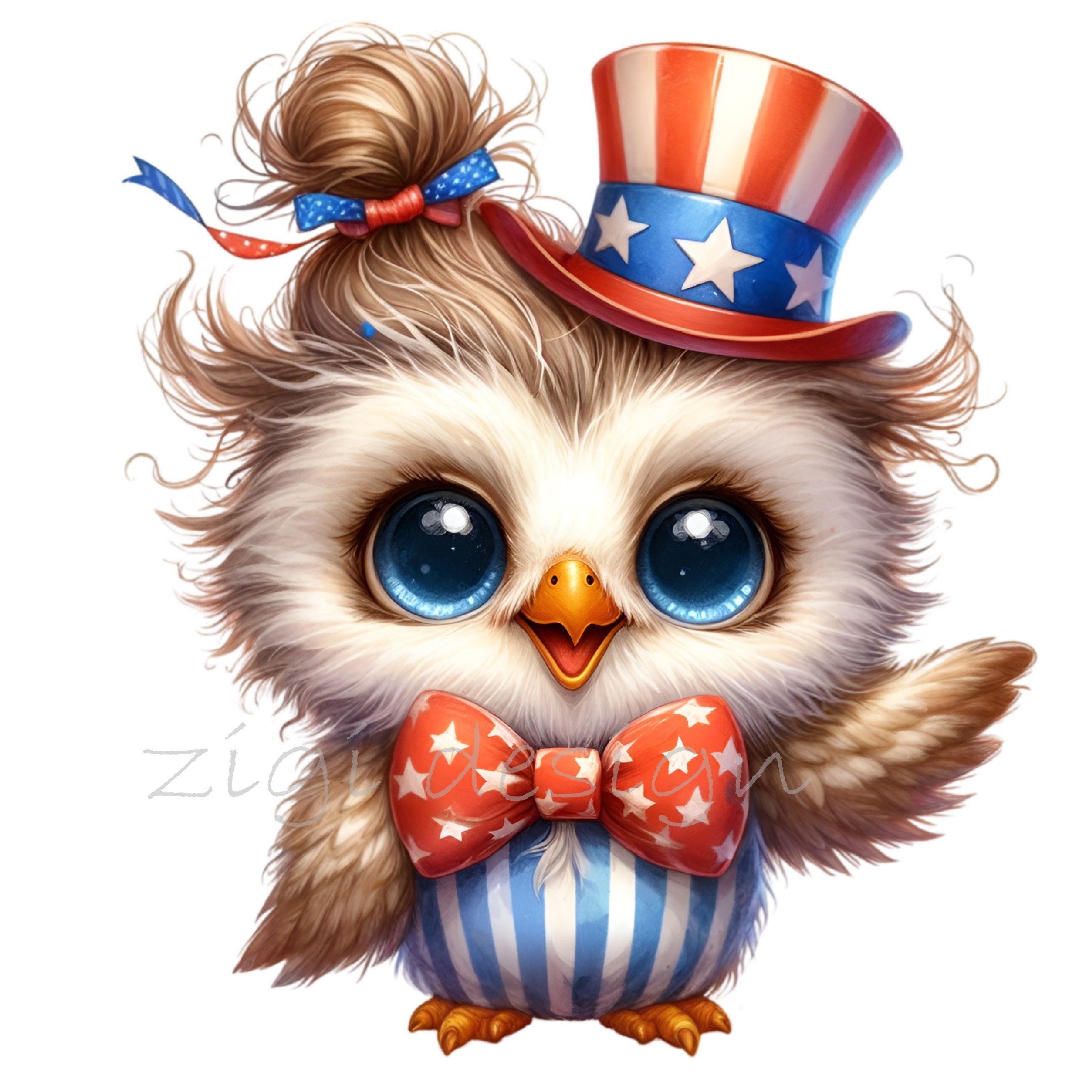 15 PNG Patriotic Owl Sublimation, American Flag Bird Clipart - Etsy