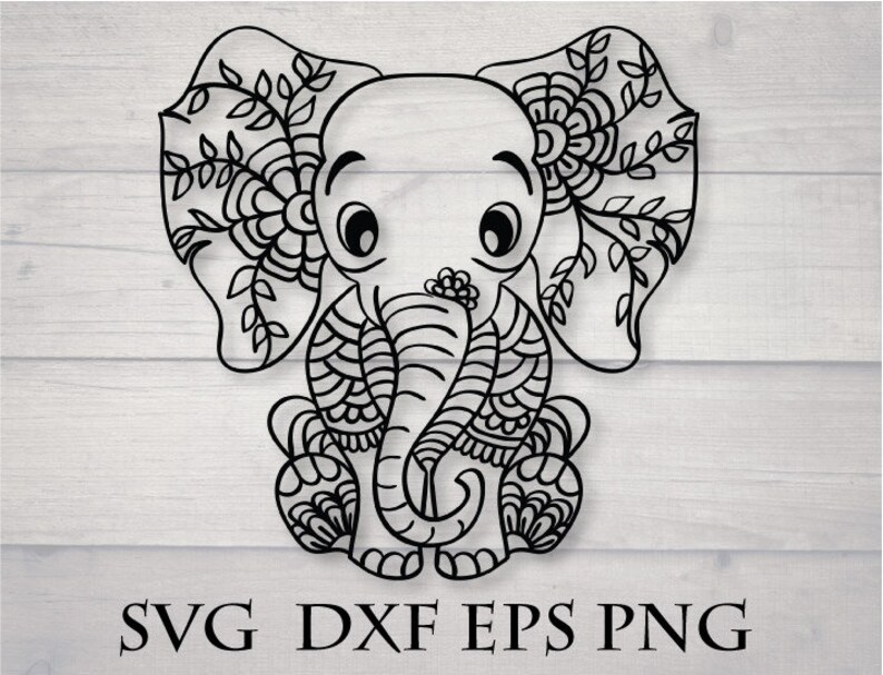 Free Free 133 Floral Elephant Svg SVG PNG EPS DXF File