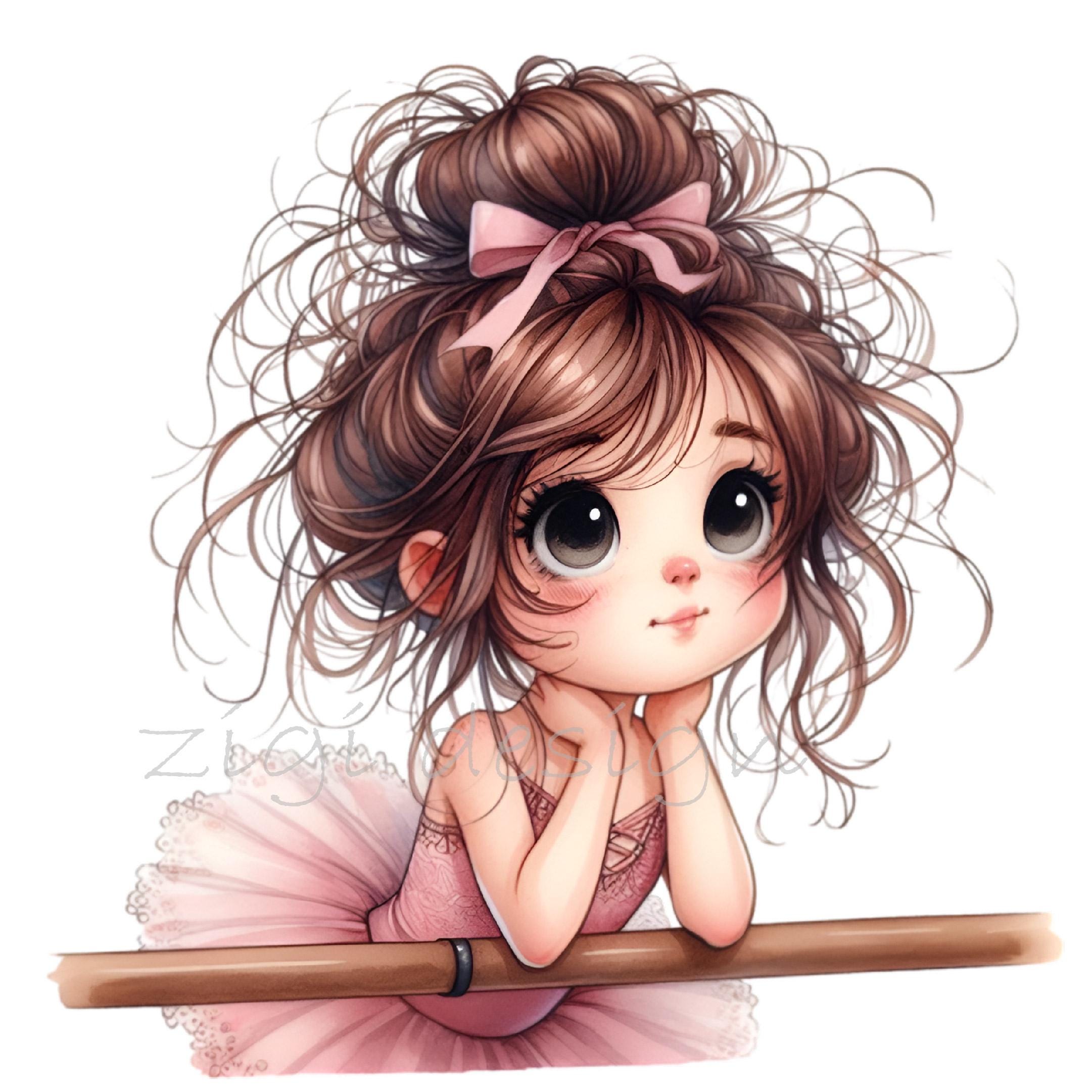 15 PNG Ballerina Dance Clipart, Girl Tutu Digital Download - Etsy