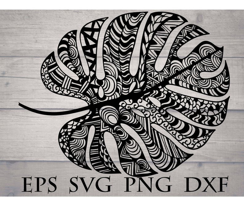 Download Leaf mandala svg | Etsy