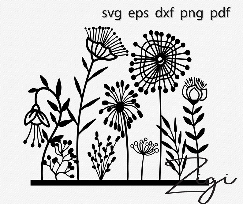 Free Free 196 Wildflower Svg SVG PNG EPS DXF File