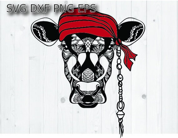 Download Free Cow Bandana Svg Etsy SVG Cut Files