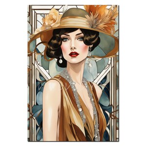 Art Nouveau, Clipart Bundle, Fashion Illustration, Woman Clipart ...