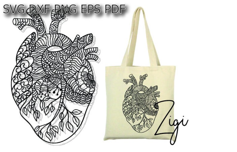 Free Free 290 Heart Mandala Cricut SVG PNG EPS DXF File