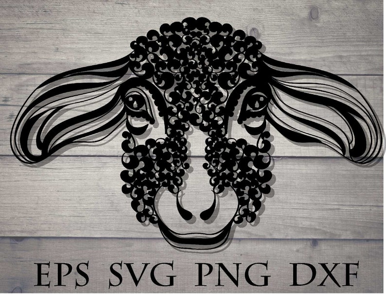 Download Intricate sheep face svg files for cricut animal mandala ...