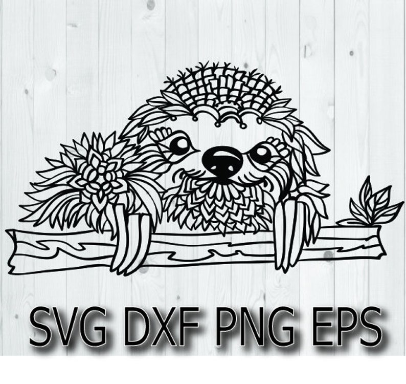 Free Free Mandala Sloth Svg 109 SVG PNG EPS DXF File