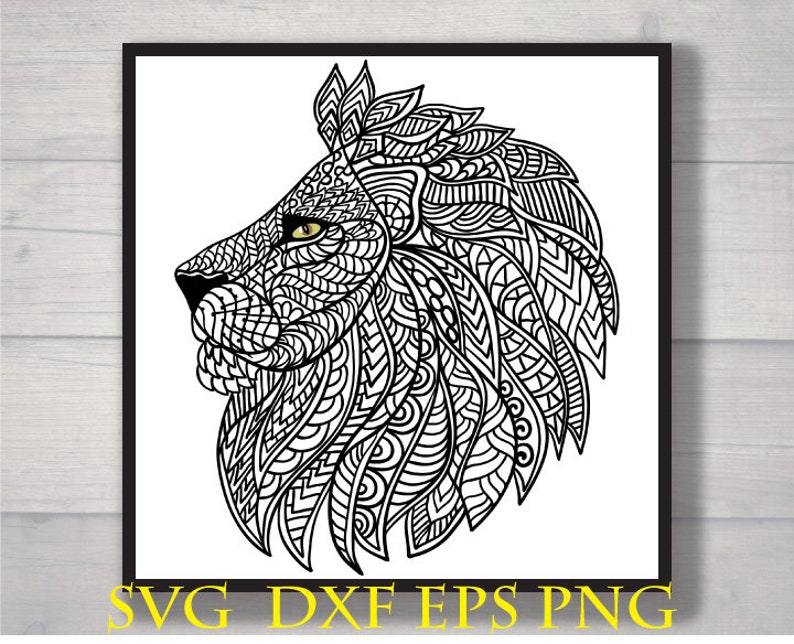 Download Layered Mandala Lion Svg For Crafters - Layered SVG Cut ...