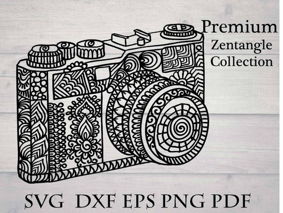 Download Mandala Camera Svg Retro Camera Photo Blogger Vlogger Etsy