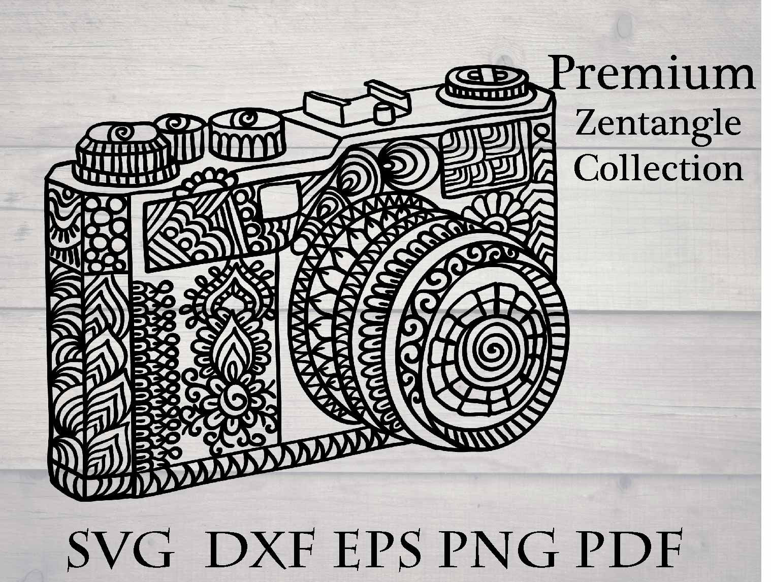 Download Mandala Camera Svg Retro Camera Photo Blogger Vlogger Etsy