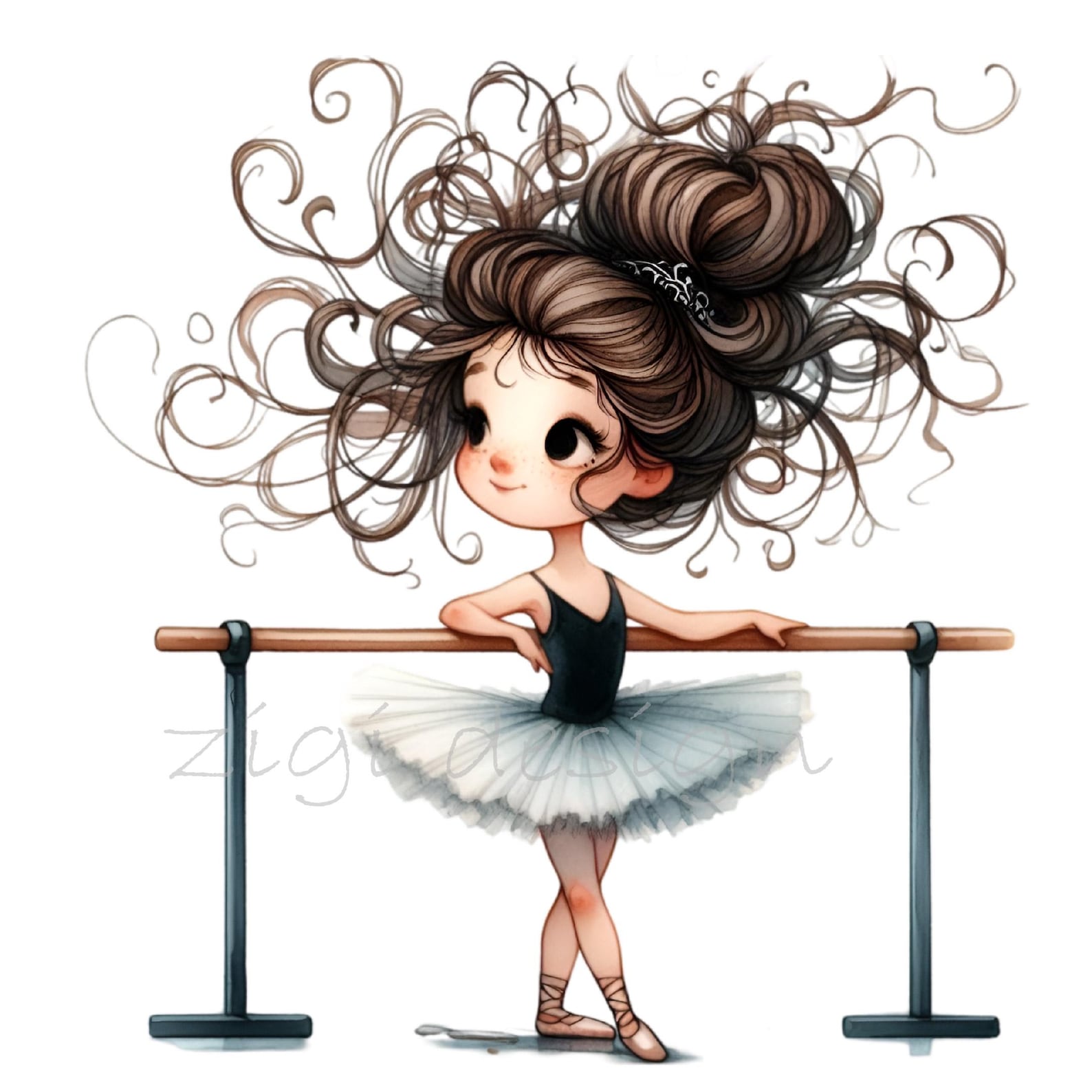 15 PNG Ballerina Dance Clipart, Girl Tutu Digital Download - Etsy