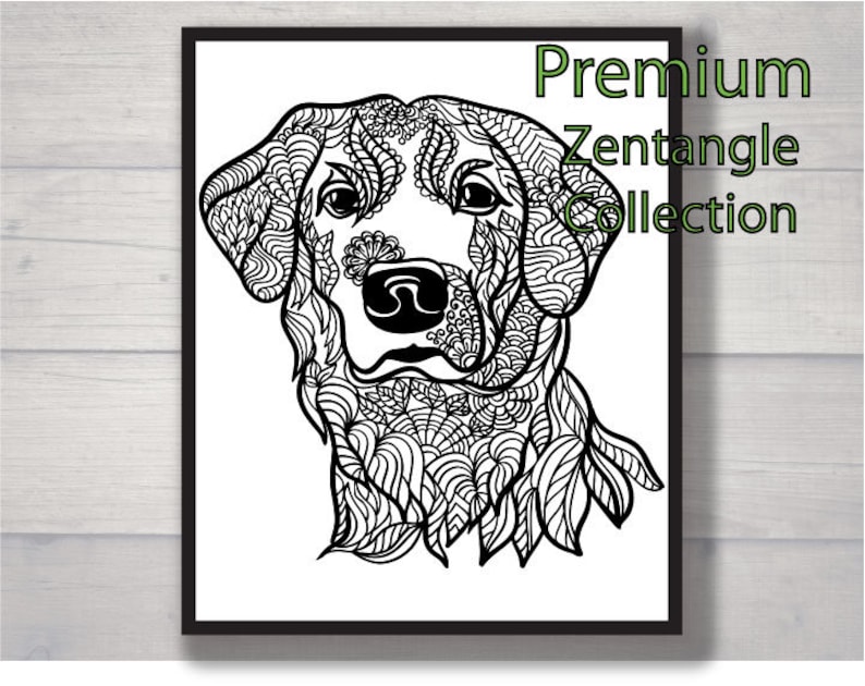 Download Dog head mandala svg labrador mom shirt svg lab zenart drawing | Etsy